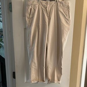 crown & ivy Light Tan Chino Pants